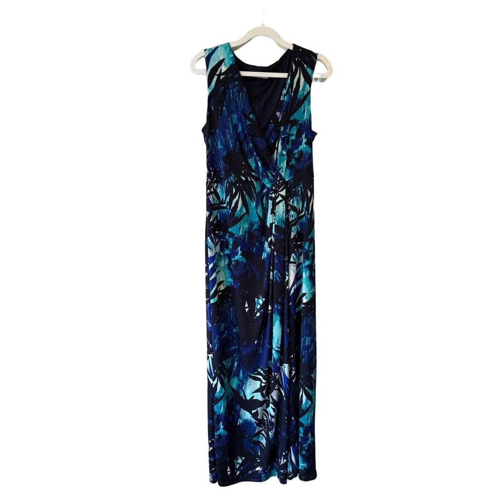 Planet Blue Sleeveless V-Neck Sundress Maxi